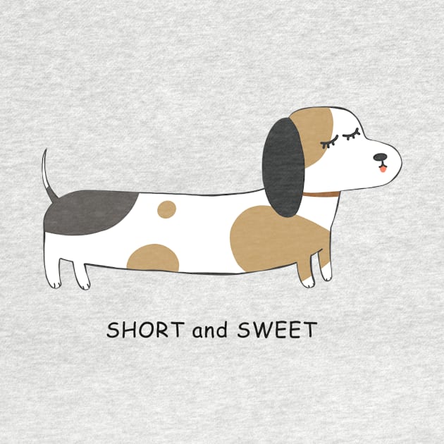 Dachshund dog, Short and Sweet by PeachAndPatches